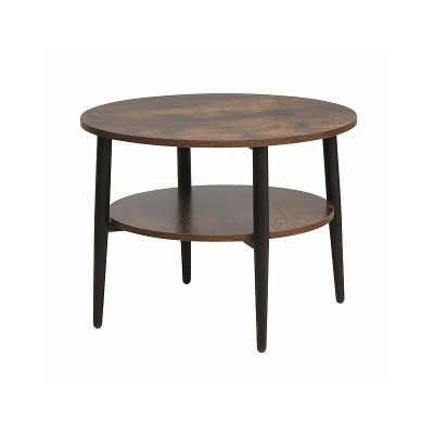 Стол журнальный SIGNAL ELLA B коричневый/черный